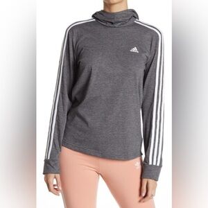 Adidas Hooded Long Sleeve Shirt.